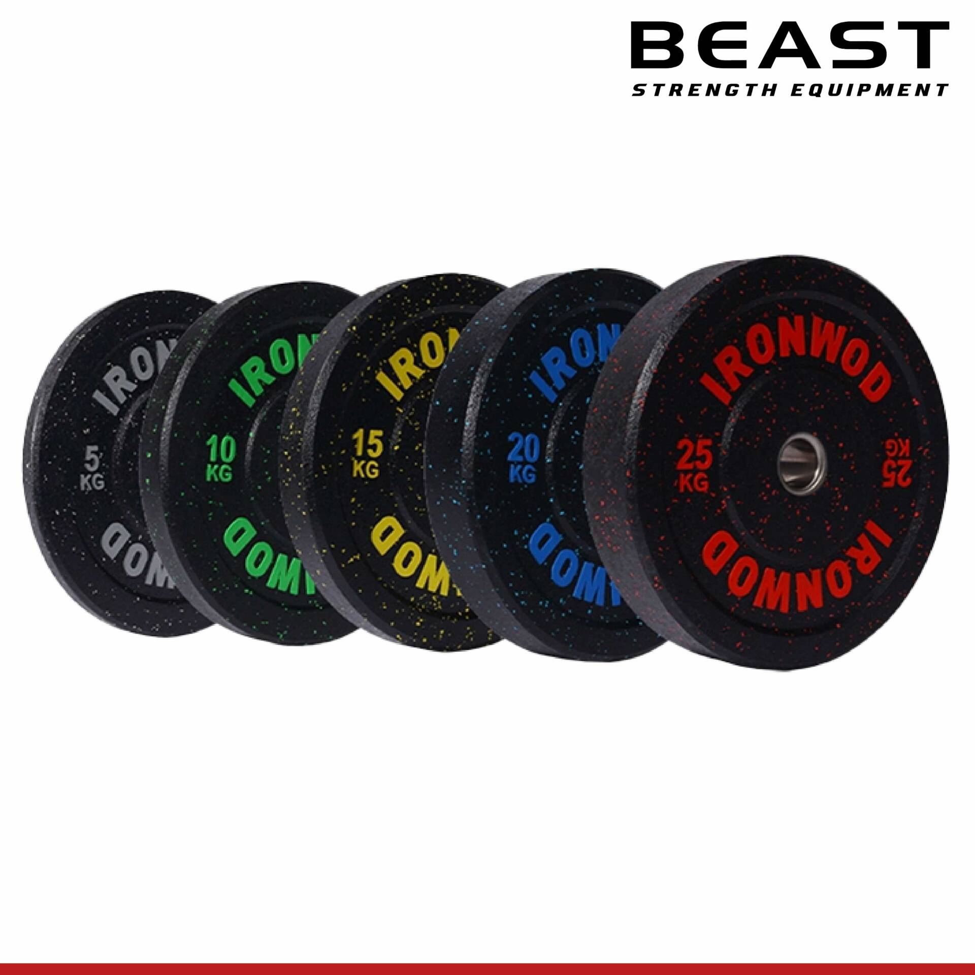 Bánh tạ đàn hồi cao IRONWOD Hi-Temp Bumper Plate