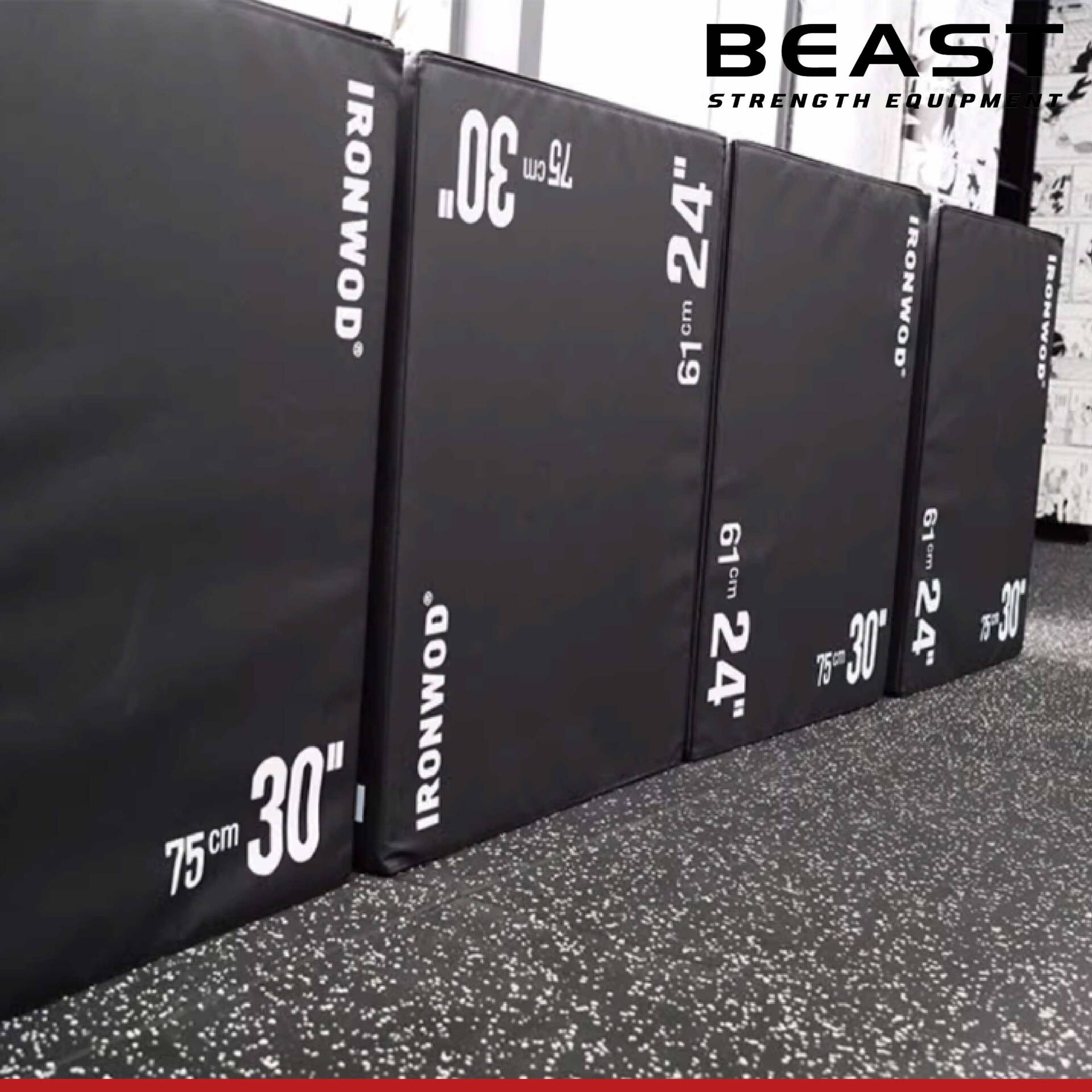 Bục bật nhảy 3 trong 1 Ironwod 19 Hộp bật nhảy jump box bọc da 3 trong 1 IronWod của Beast Việt Nam