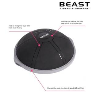 Bóng Bosu Ball Pro Ironwod 20 Bóng tập Yoga cân bằng hình bán nguyệt bosu IronWod của Beast Việt Nam