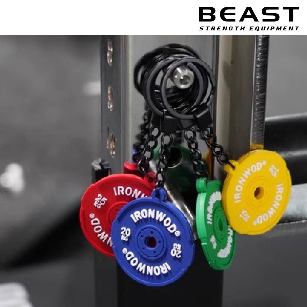 Móc chìa khóa hình tạ gym IRONWOD của Beast Việt Nam