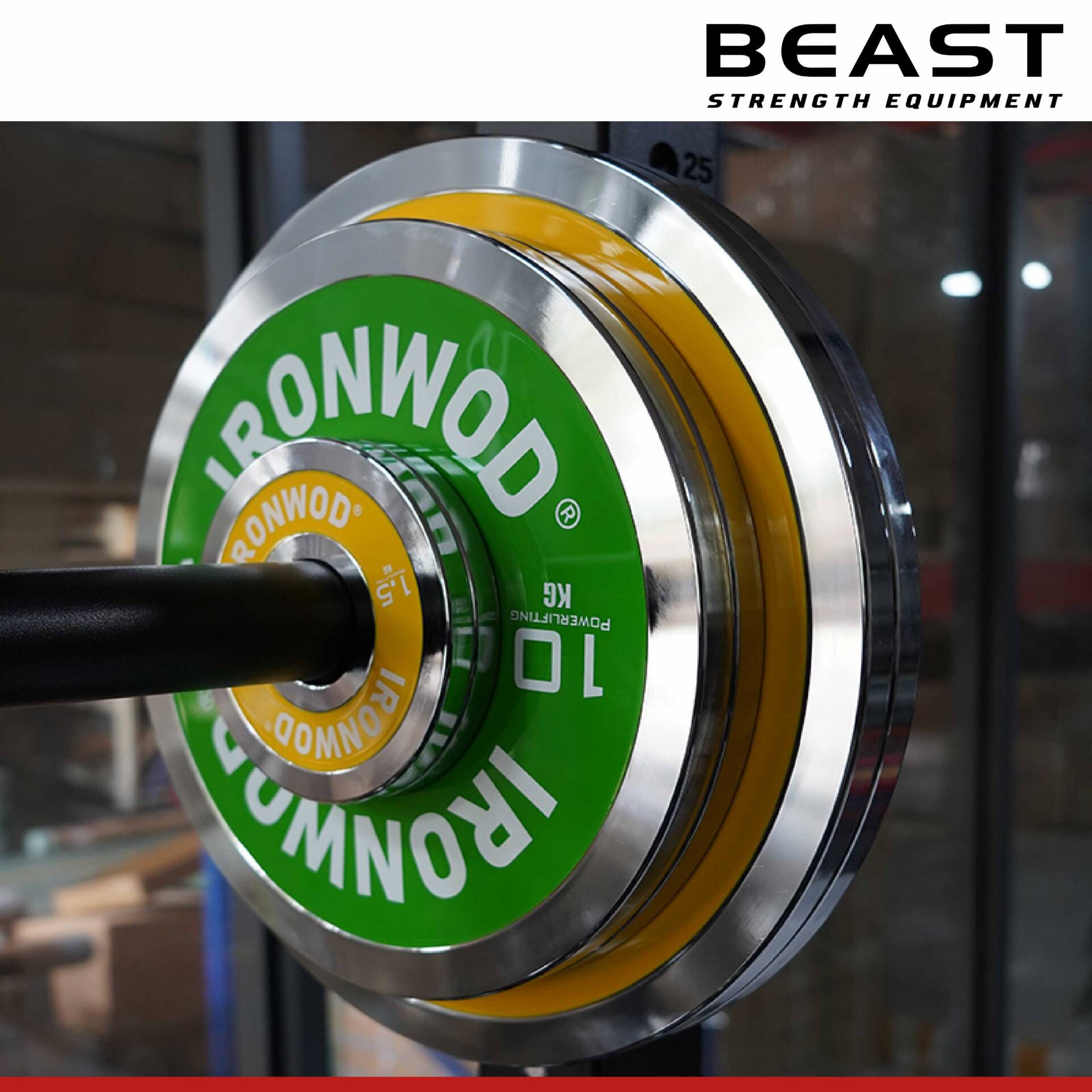 Tạ đĩa Calibrated Powerlifting - IRONWOD 2 Bánh tạ thép màu IRONWOD