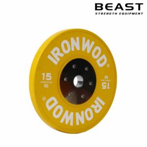 Tạ bánh thi đấu Competition Bumper Plate Ironwod 15 Tạ bánh thi đấu Competition Bumper Plate Ironwod của Beast Việt Nam