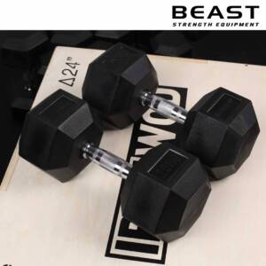 Tạ đơn lục giác cao su IRONWOD của Beast Việt Nam