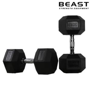 Tạ tay lục giác cao su IRONWOD Hex Dumbbell