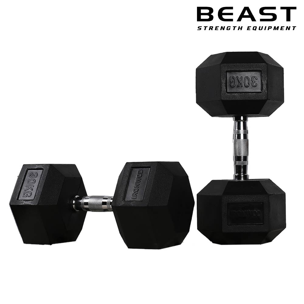 Tạ tay lục giác cao su IRONWOD Hex Dumbbell 8 Tạ tay lục giác cao su IRONWOD Hex Dumbbell