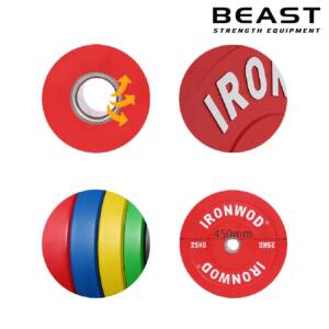 Tạ đĩa Ironwod Pro Colored Bumper Plate 17 Đĩa Tạ Pro Bumper Plate Ironwod của Beast Việt Nam