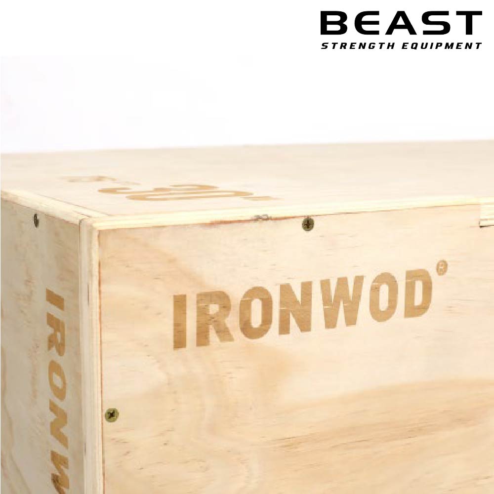 Bục gỗ bật nhảy Ironwod Wooden Plyometric Box 6 Bục gỗ bật nhảy jump box Ironwod của Beast Việt Nam