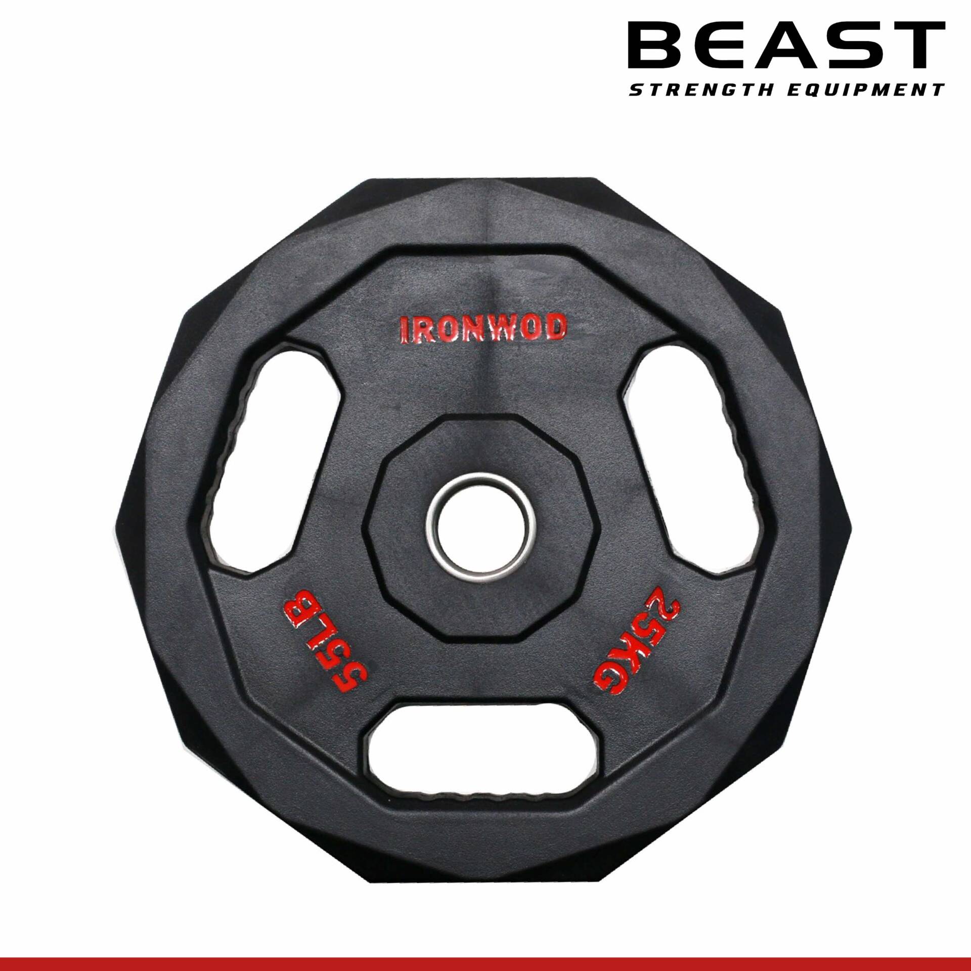 đĩa tạ pu 3 lỗ ironwod của Beast Việt Nam