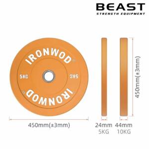 Tạ đĩa cho nữ IRONWOD New Macaron 8 Tạ đĩa IRONWOD New Macaron cho nữ của Beast Việt Nam