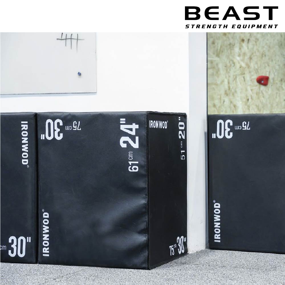Bục bật nhảy 3 trong 1 Ironwod 6 Hộp bật nhảy jump box bọc da 3 trong 1 IronWod của Beast Việt Nam