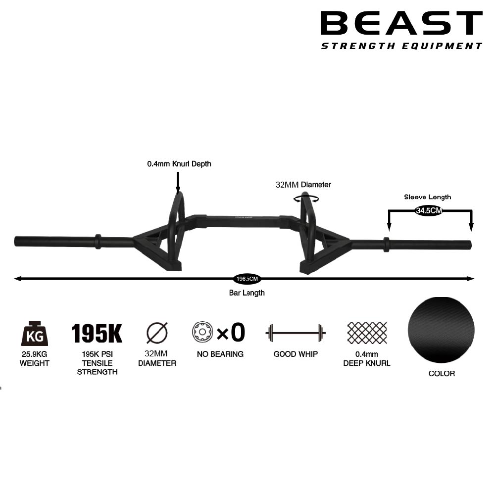 Thanh đòn lục giác mở Open trap bar IRONWOD 22 Artboard 228 50