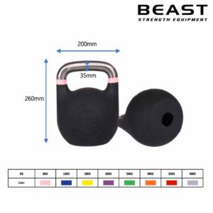 Tạ ấm IronWod Black Hollow Competition Kettlebell 18 Tạ ấm Kettlebells Ironwod của Beast Việt Nam