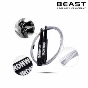 Dây nhảy hợp kim Ironwod Skipping Rope 11 dây nhảy vòng bi IRONWOD bằng hợp kim nhôm của Beast Việt Nam