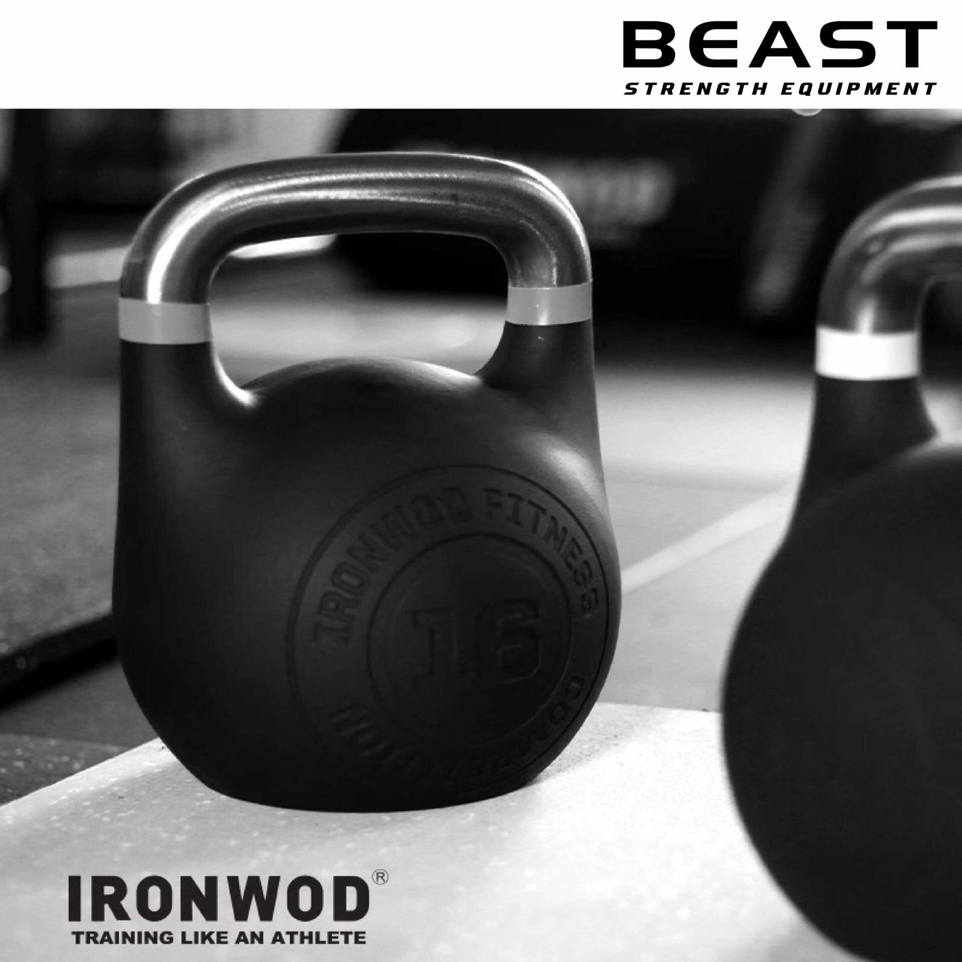 IronWod Black Hollow Competition Kettlebell