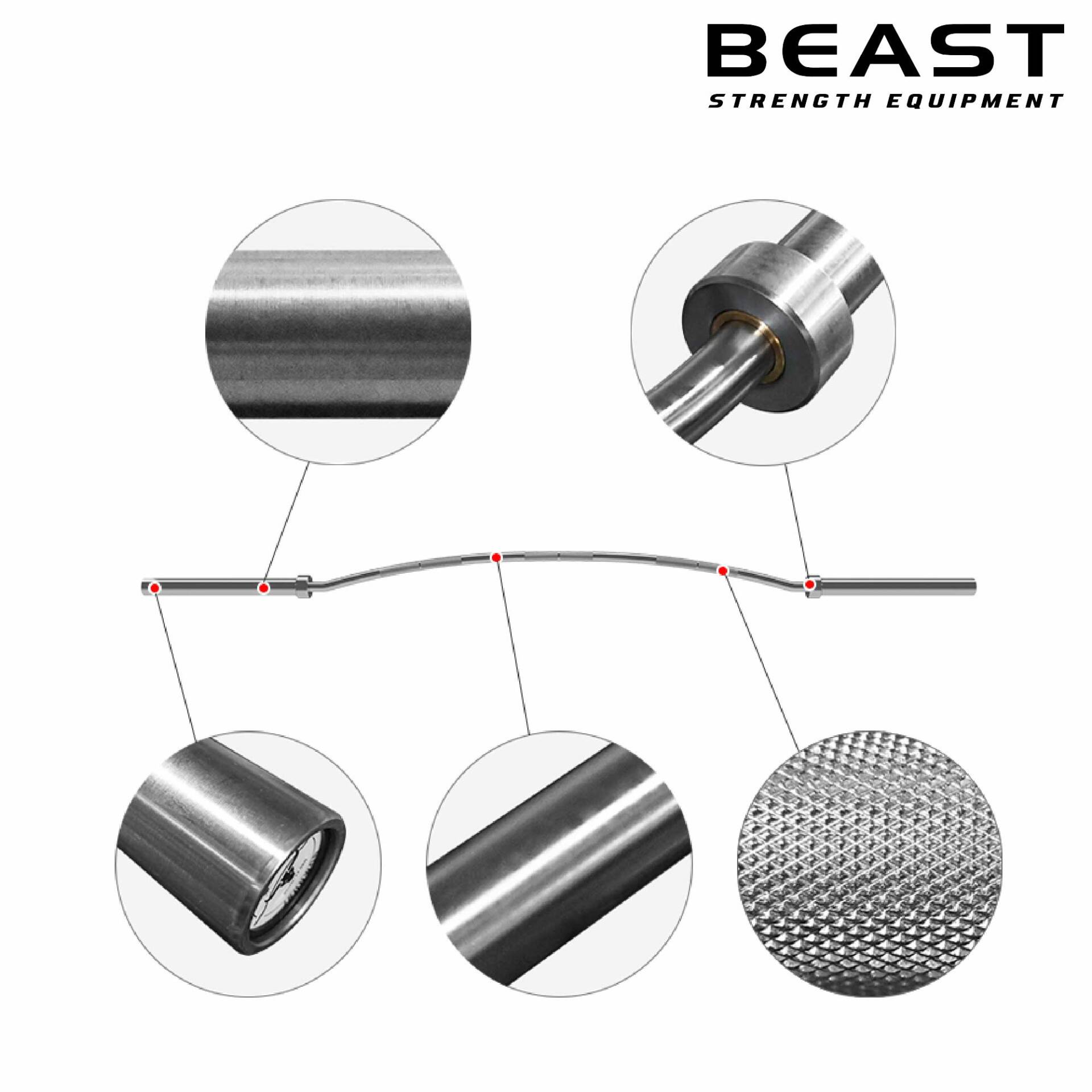 Thanh đòn tạ squat Buffalo IRONWOD của Beast Việt Nam