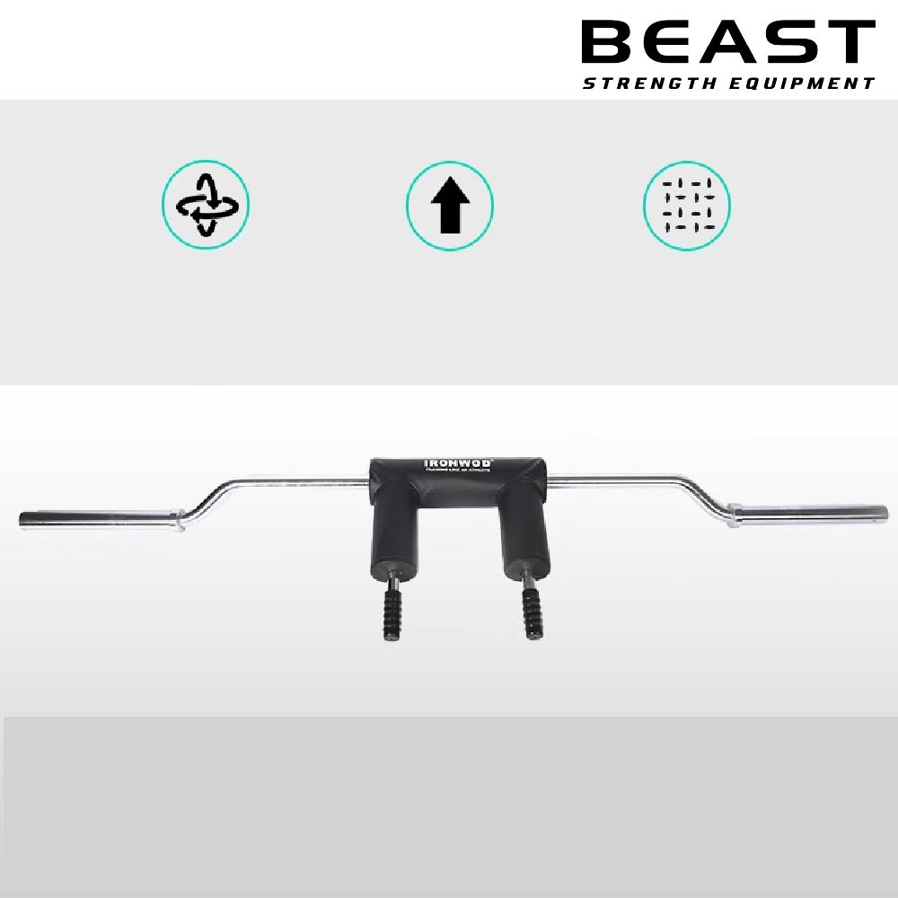Safety Squat Bar IRONWOD 3 Thanh đòn tạ squat hạng nặng safety bar IRONWOD của Beast Việt Nam
