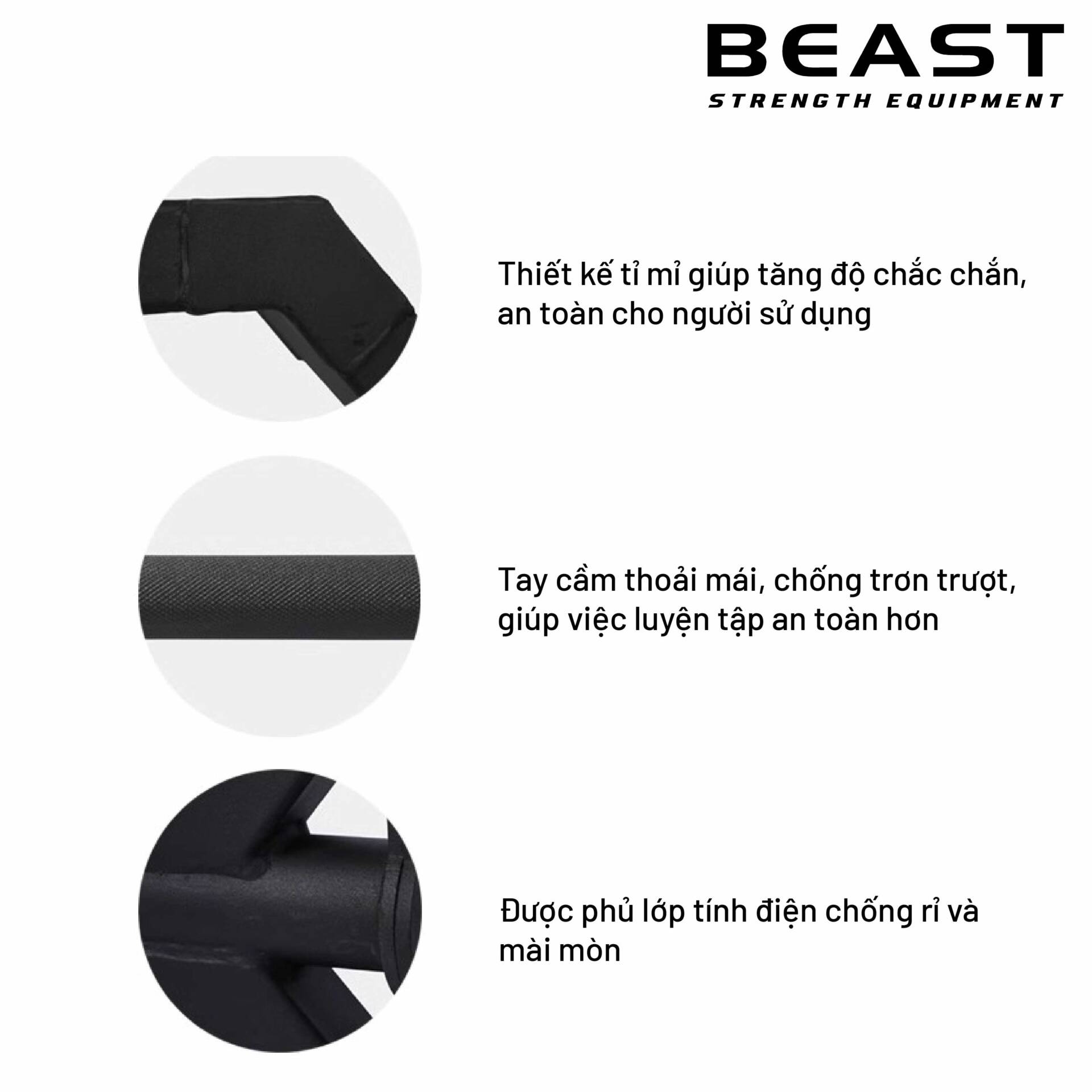 Thanh đòn lục giác mở Open trap bar IRONWOD 20 Thanh tạ hex bar, open hex bar, trap bar IRONWOD của Beast Việt Nam