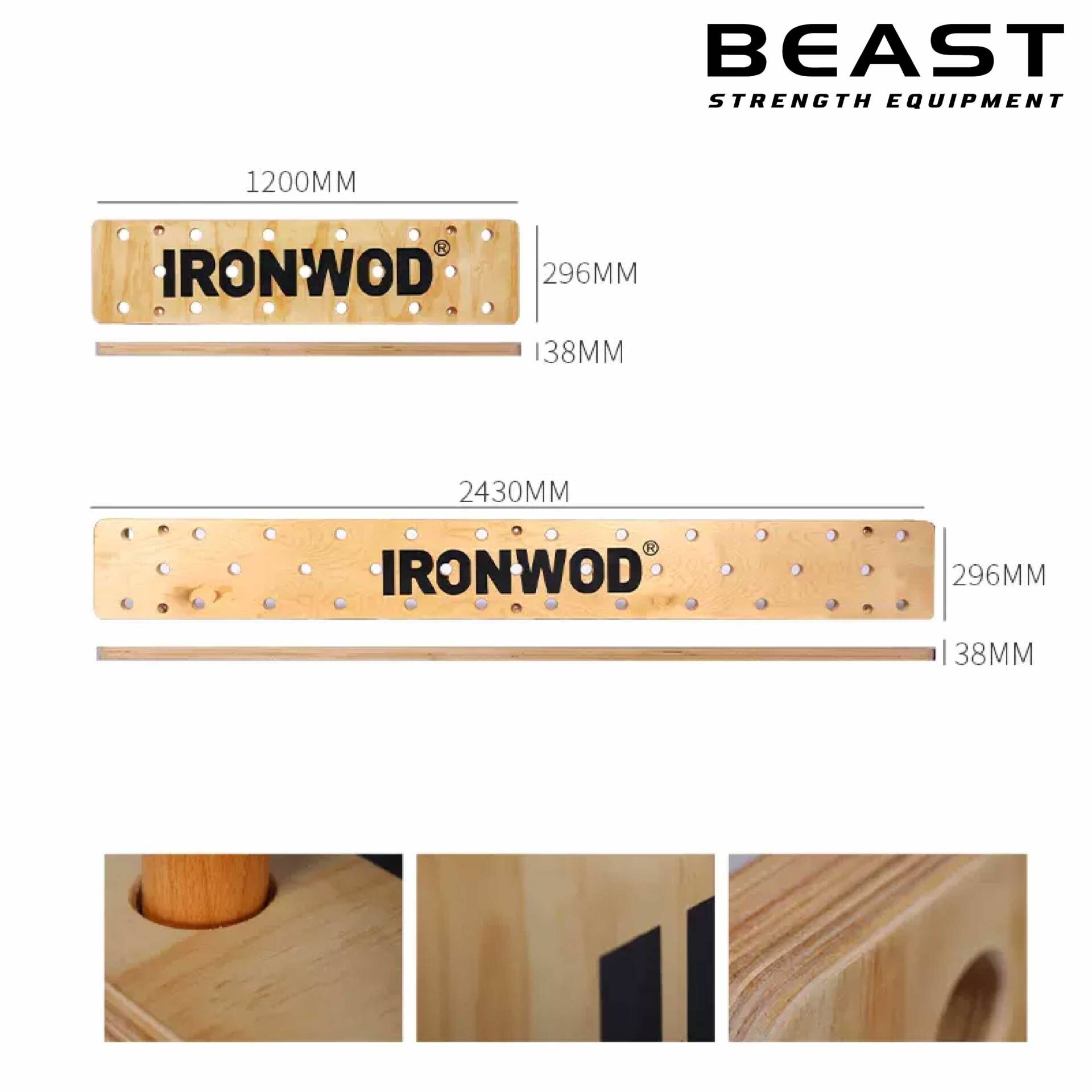 Ván leo núi IronWod Peg Board 26 Ván leo núi trong nhà peg board Ironwod của Beast Việt Nam