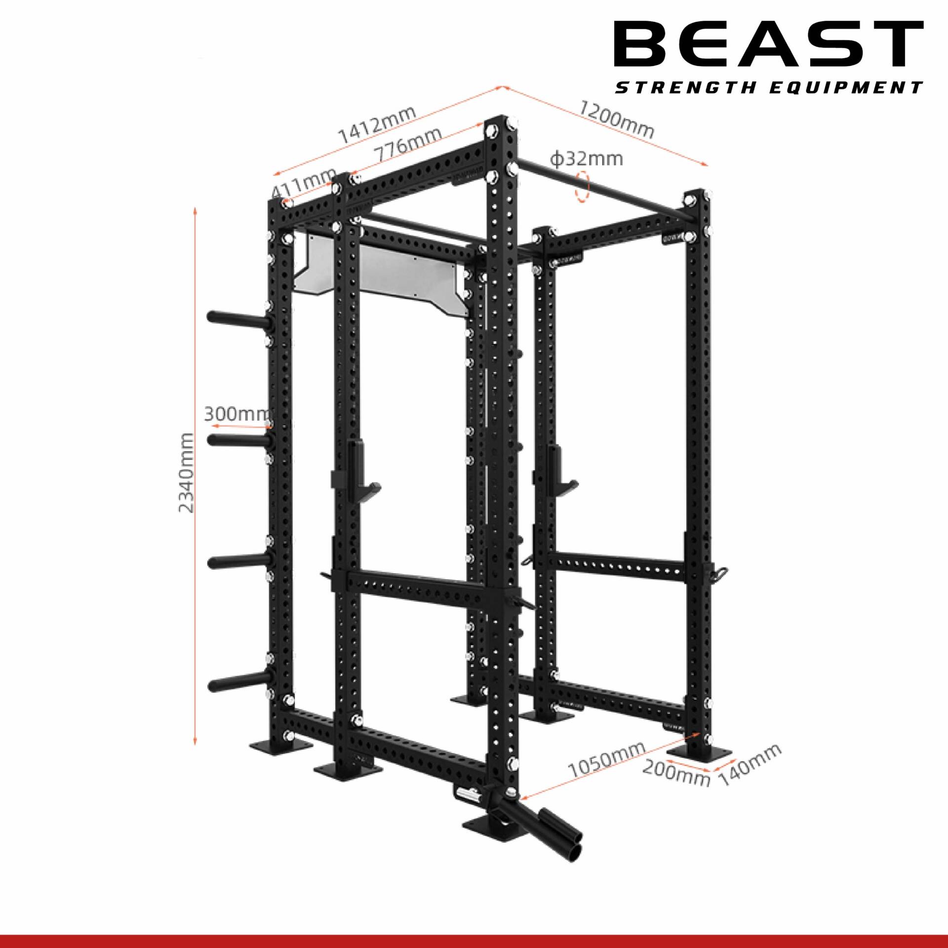 Khung gánh tạ - Power Rack IronWod 3 Rack Ironwod 2