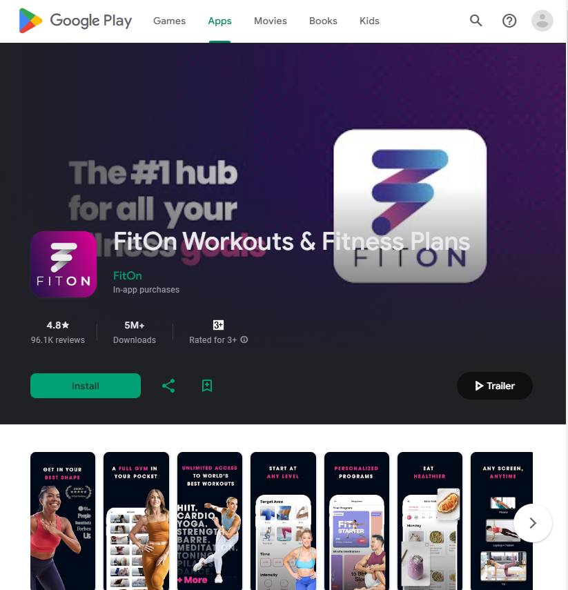 Top 25 app tập gym miễn phí tại nhà cực kỳ dễ tập theo 34 Ứng dụng tập thể hình FitOn