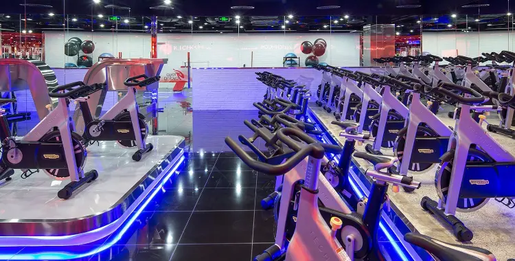 mặt bằng phòng gym