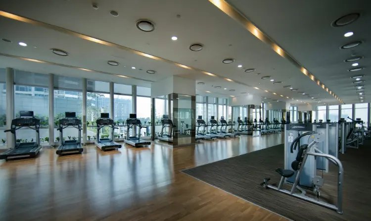 mặt bằng phòng gym