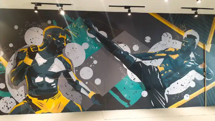 20+ mẫu vẽ tranh tường phòng Gym cực chất, cực đẹp 42 Vẽ tranh tường phòng Gym