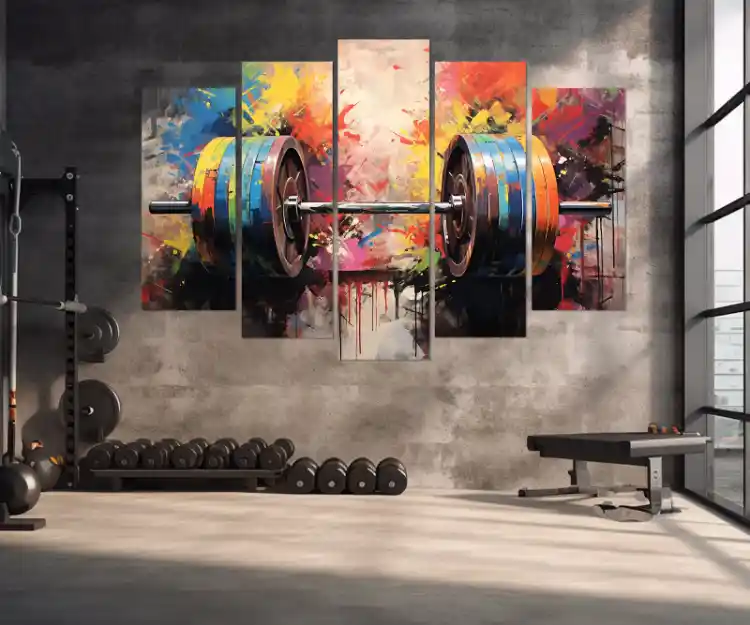 20+ mẫu vẽ tranh tường phòng Gym cực chất, cực đẹp 26 Vẽ tranh tường phòng Gym