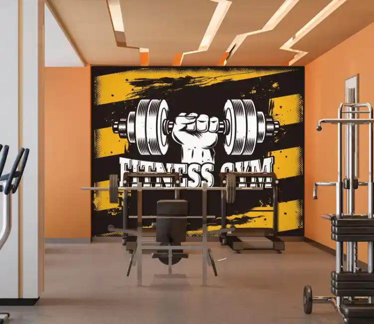 20+ mẫu vẽ tranh tường phòng Gym cực chất, cực đẹp 36 Vẽ tranh tường phòng Gym