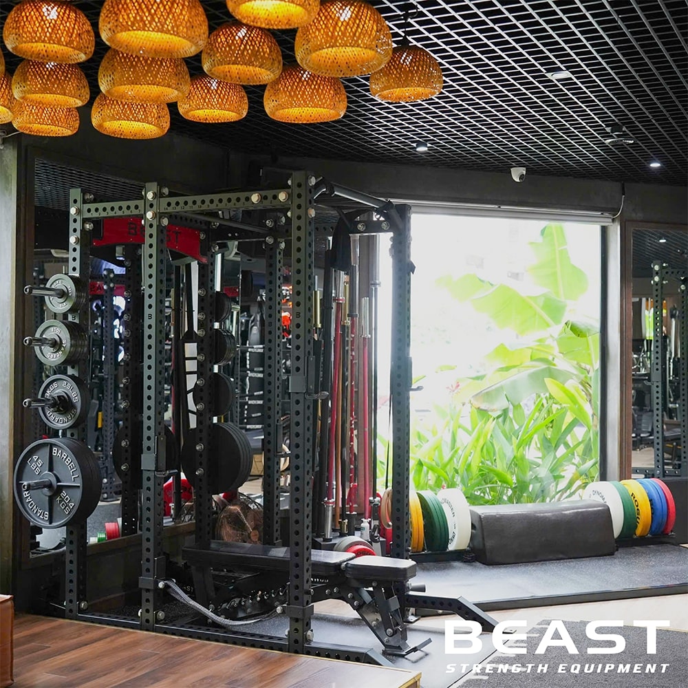 KONG GYM thánh địa Fitness số 1 Thái Nguyên - Beast Setup phòng gym 18 khung ganh ta Beast Strength Việt Nam tại kong gym