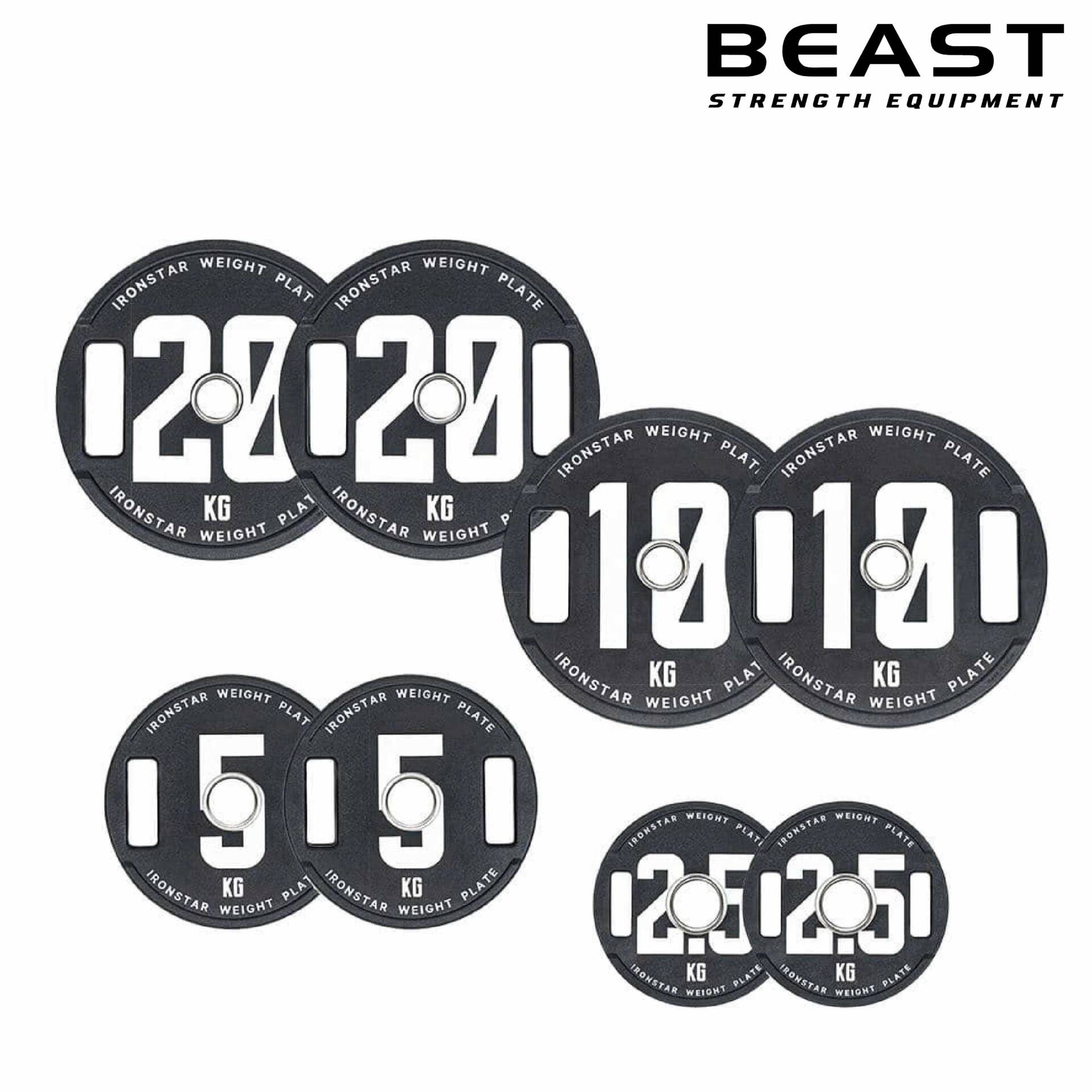 set bánh tạ tay cầm Ironstar - Beast