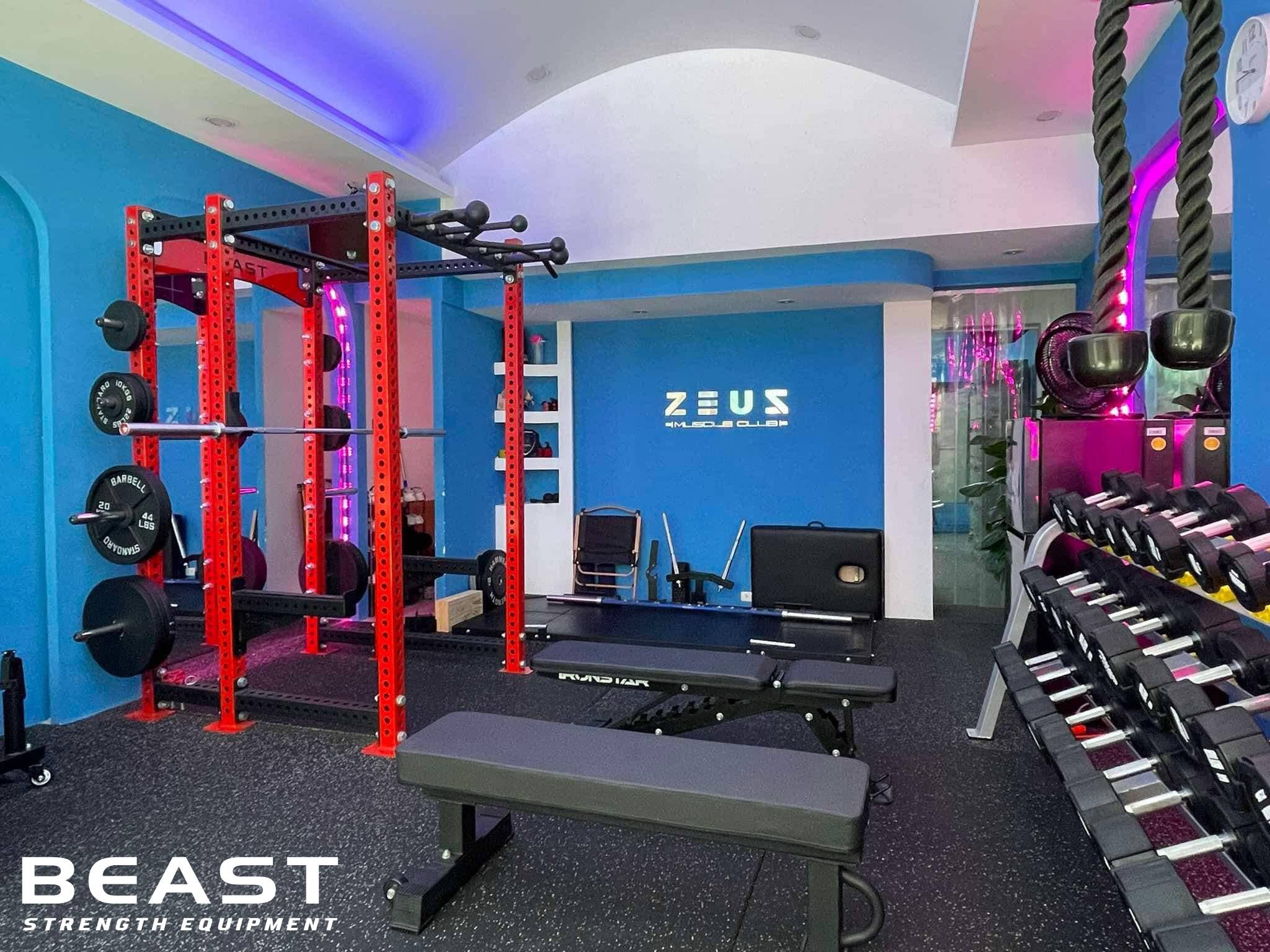 Dự án Beast setup phòng gym Zeus gym