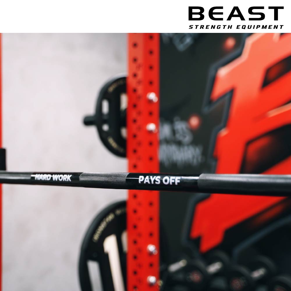 Thanh đòn BEAST Power Bar - Hard Work Pays Off 3 BEAST Power Bar Hard Work Pays Off