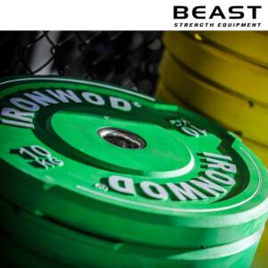 Tạ đĩa tay cầm IRONWOD Easy Grip Pro Bumper Plate 9 Artboard 162 50