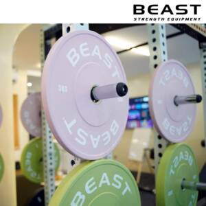 Set tạ đĩa BEAST Candy Bumper Plate 9 BEAST Pastel Bumper Plate