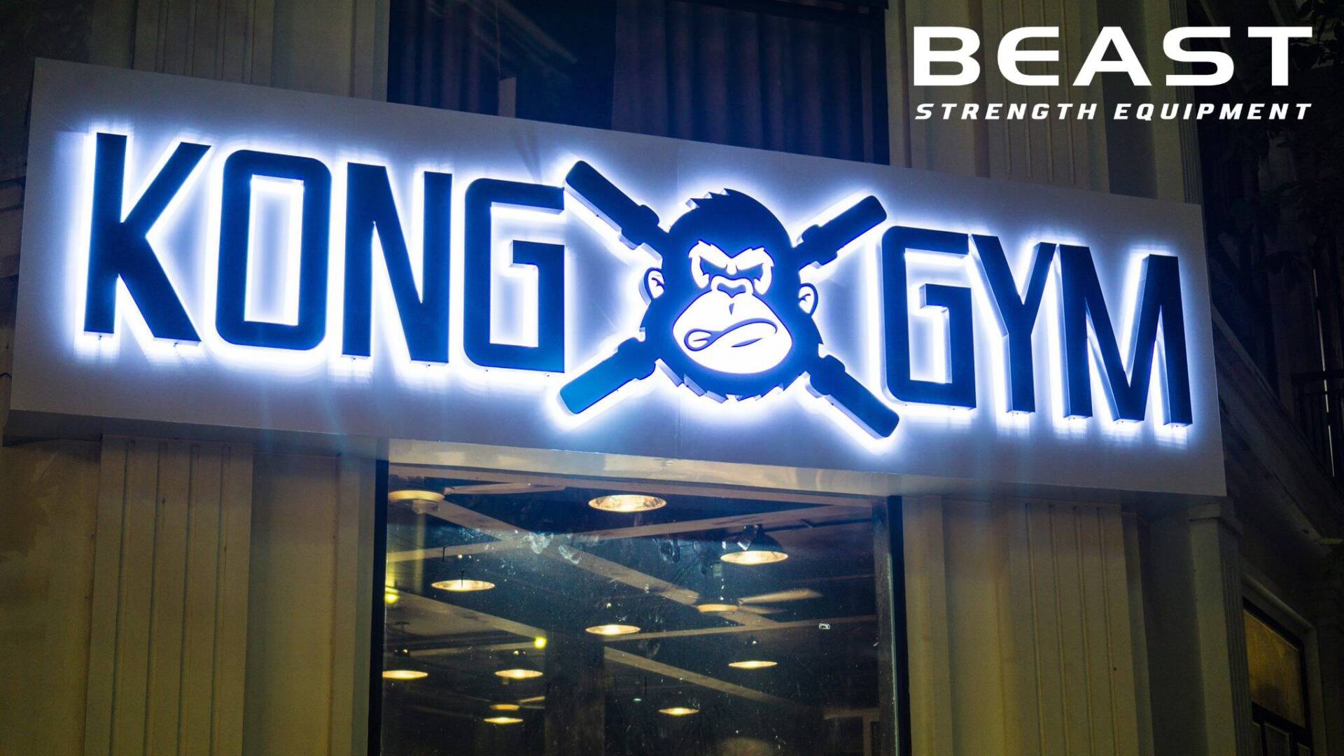 Dự án Beast setup phòng gym Kong gym