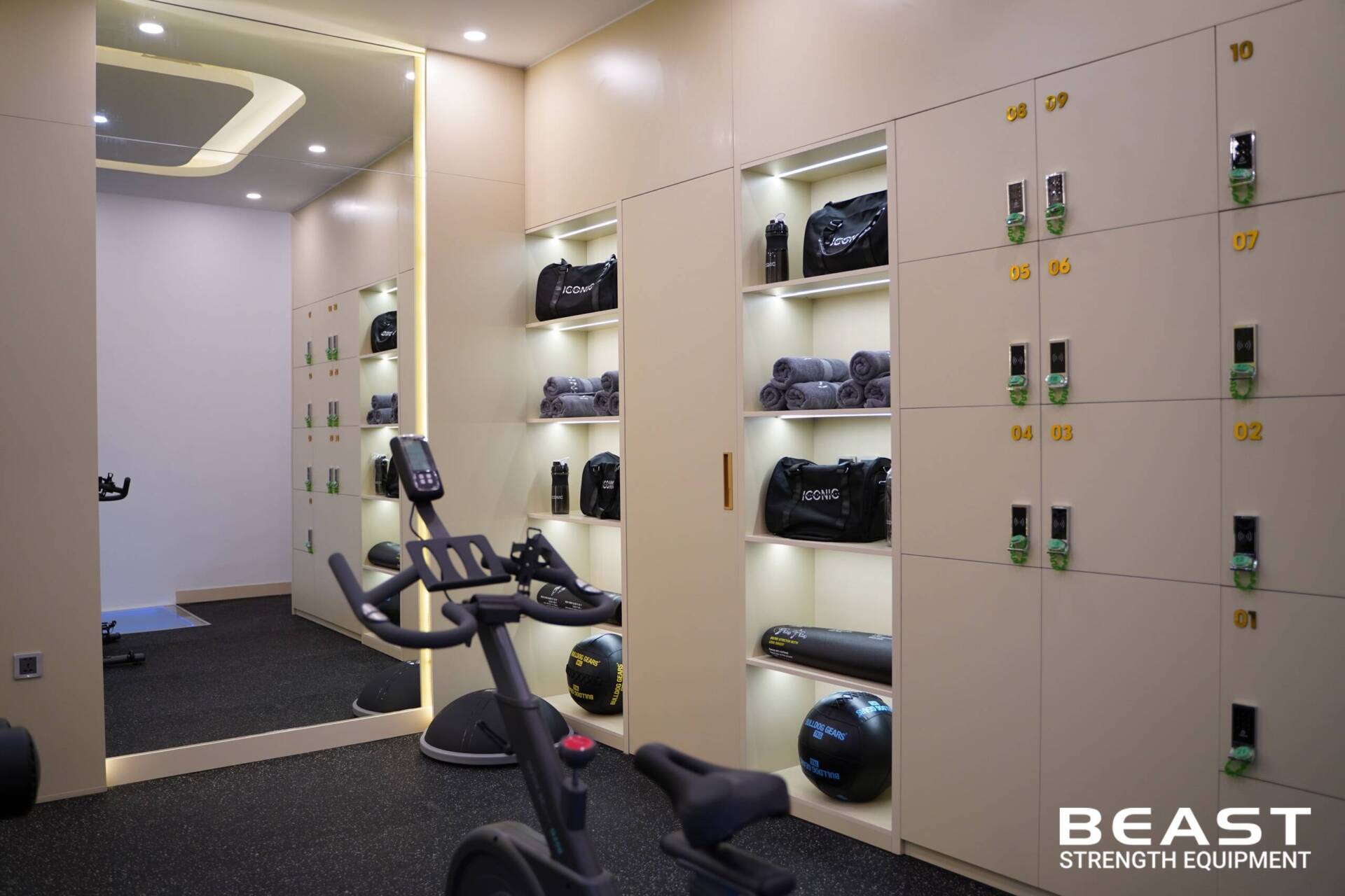 Beast Setup phòng Gym: Iconic Private Training - Top Phòng Gym Cao Cấp 2025 22 Dự án Beast set up phòng gym Iconic