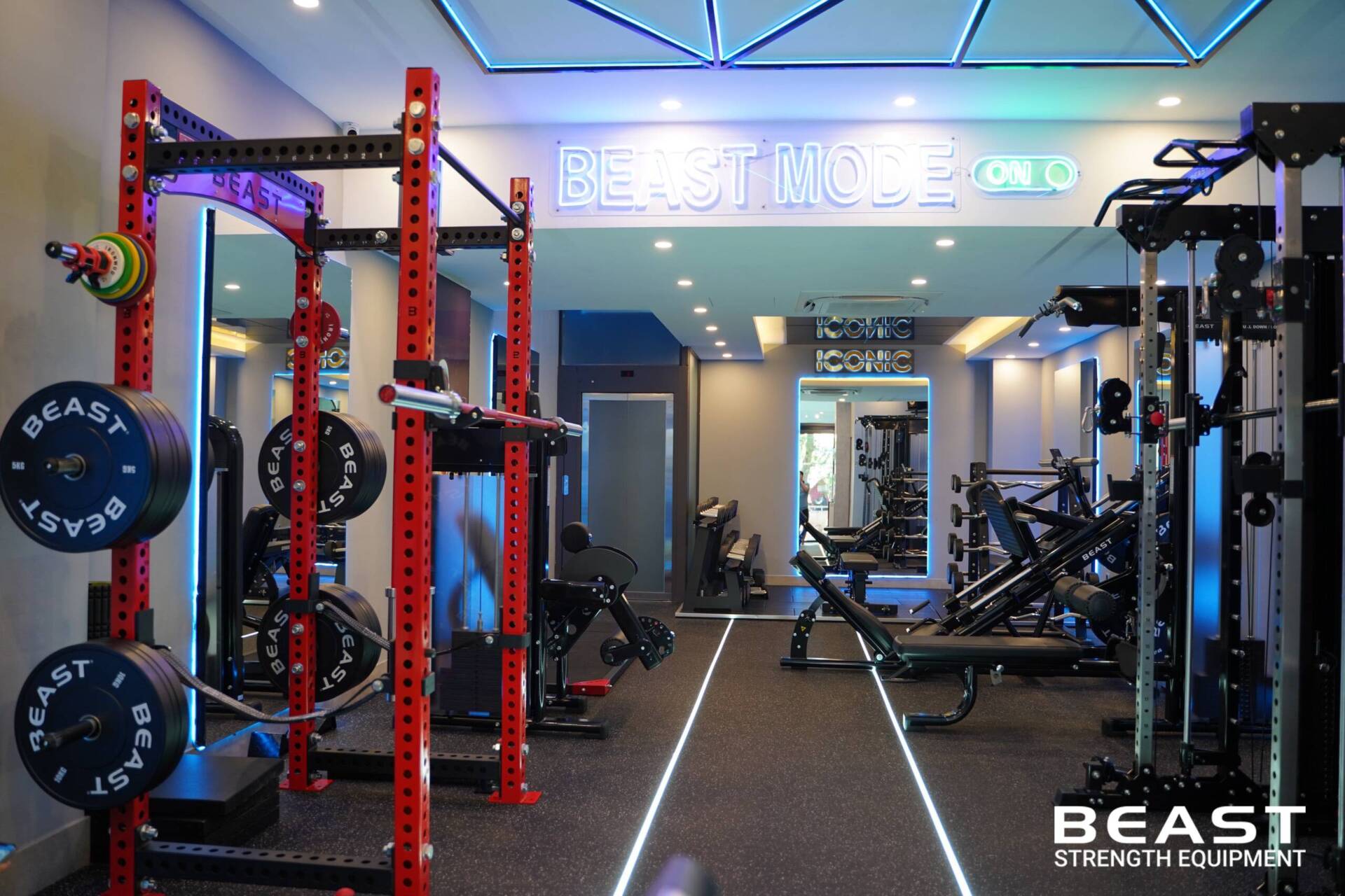 Beast Setup phòng Gym: Iconic Private Training - Top Phòng Gym Cao Cấp 2025 20 Dự án Beast setup phòng gym Iconic Private Training