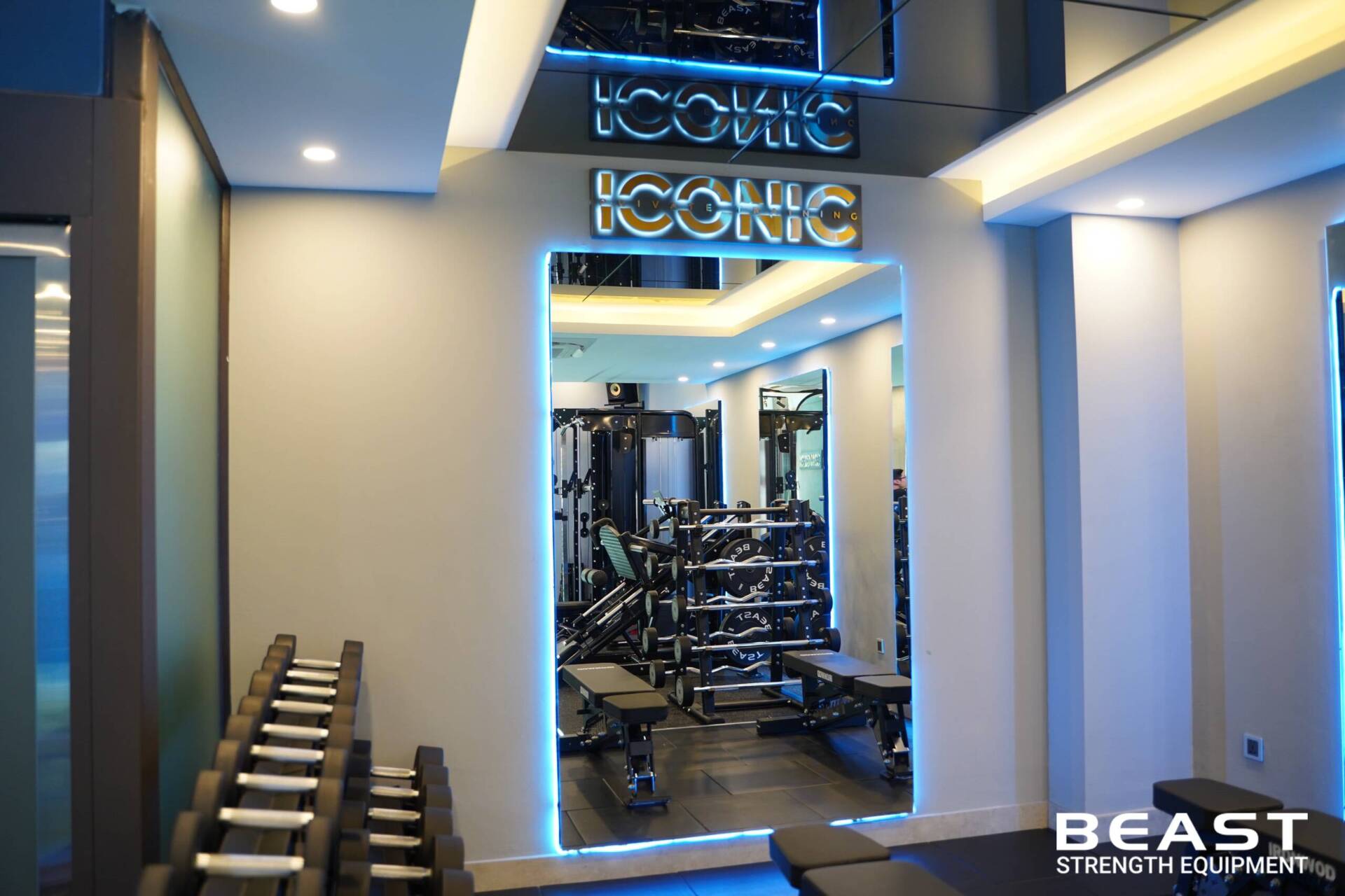 Dự án Beast setup phòng gym Iconic