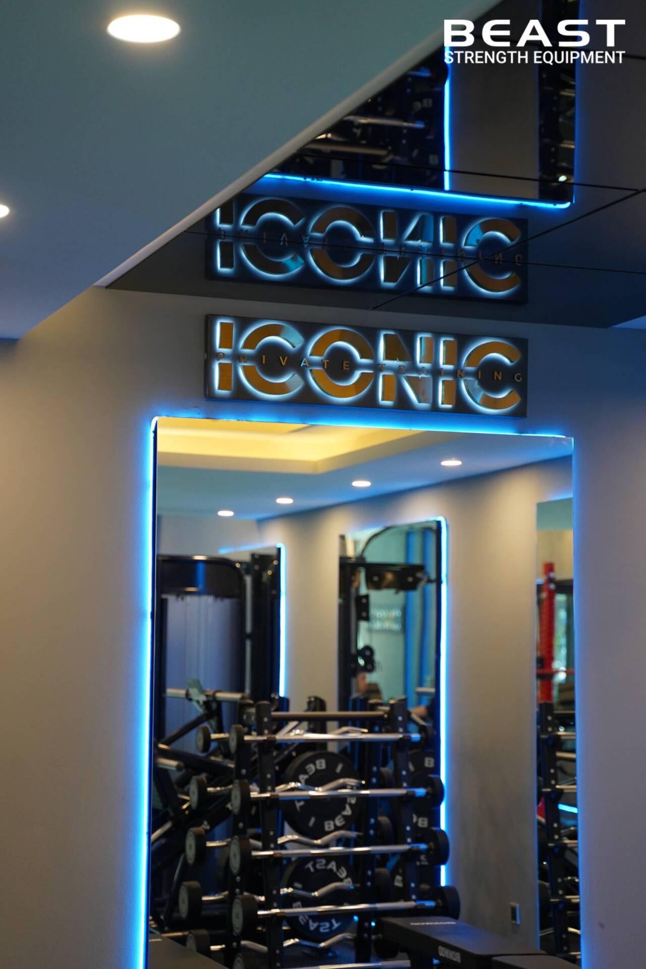 Beast Setup phòng Gym: Iconic Private Training - Top Phòng Gym Cao Cấp 2025 12 Dự án Beast setup phòng gym Iconic Private Training