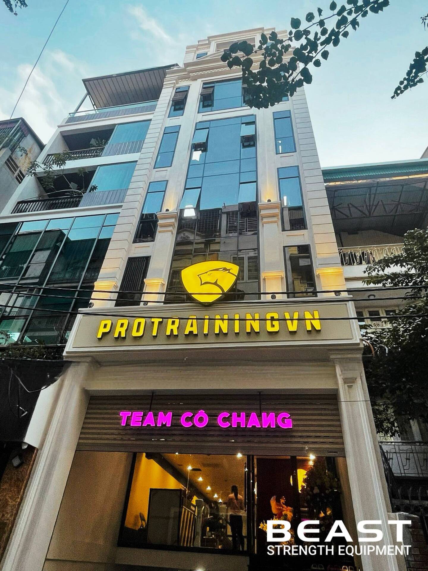 Dự án setup phòng gym Pro Training VN