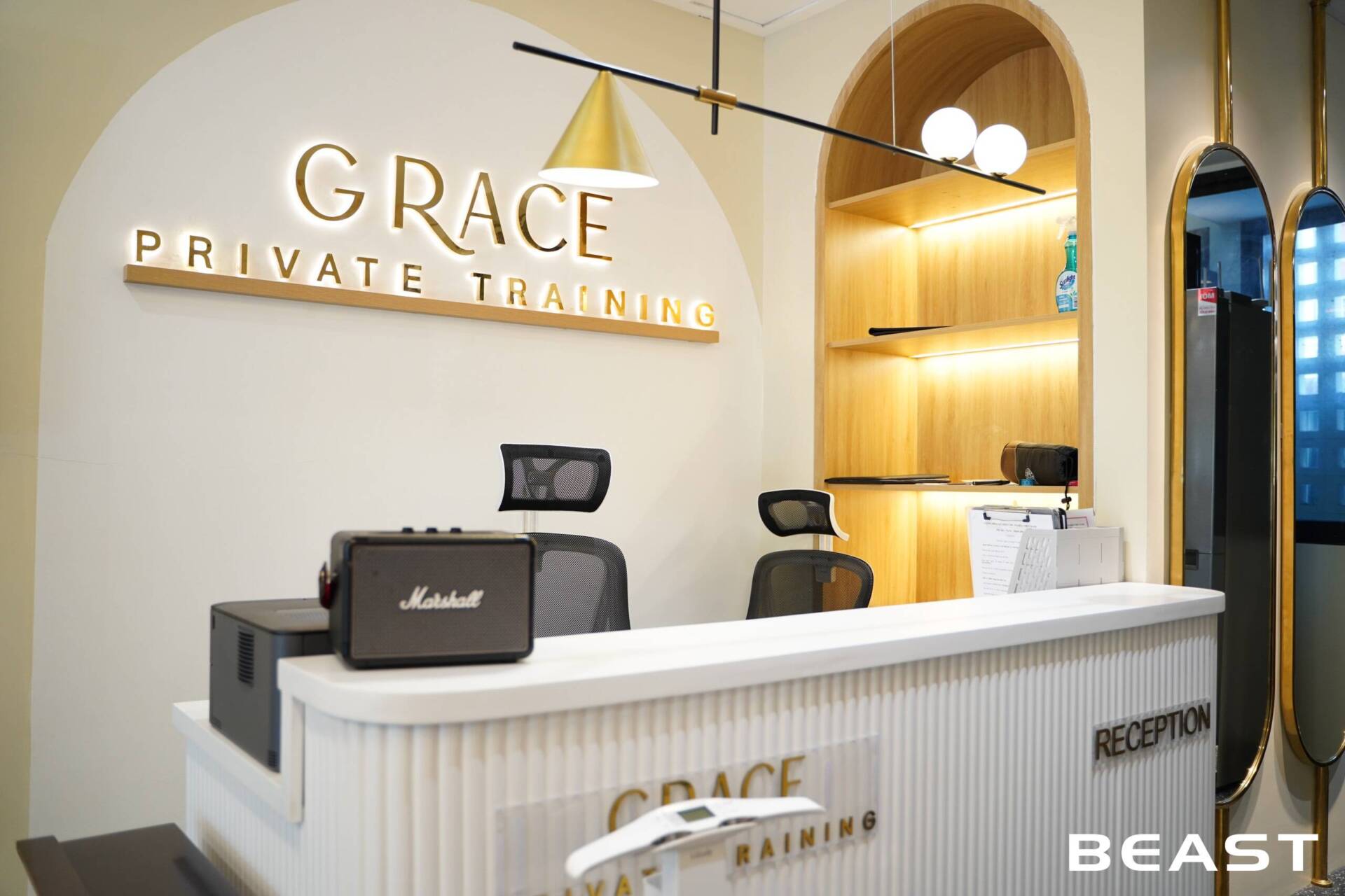 Dự án Beast setup phòng gym Grace