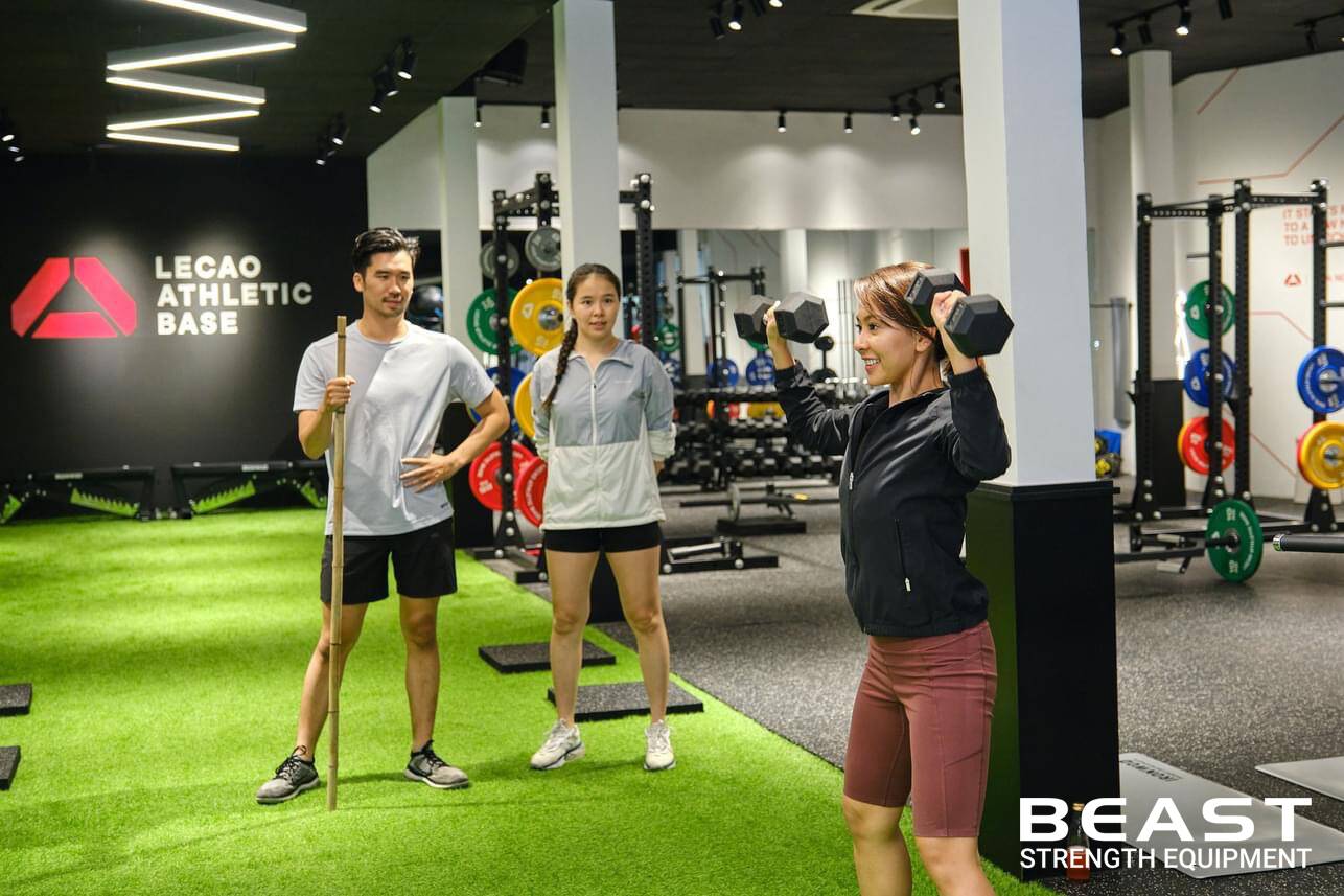 Lecao Athletic Base: Dự Án Phòng Gym Semi-Private với Thiết Bị Đẳng Cấp Top 1 18 Dự án Beast setup phòng gym Lecao