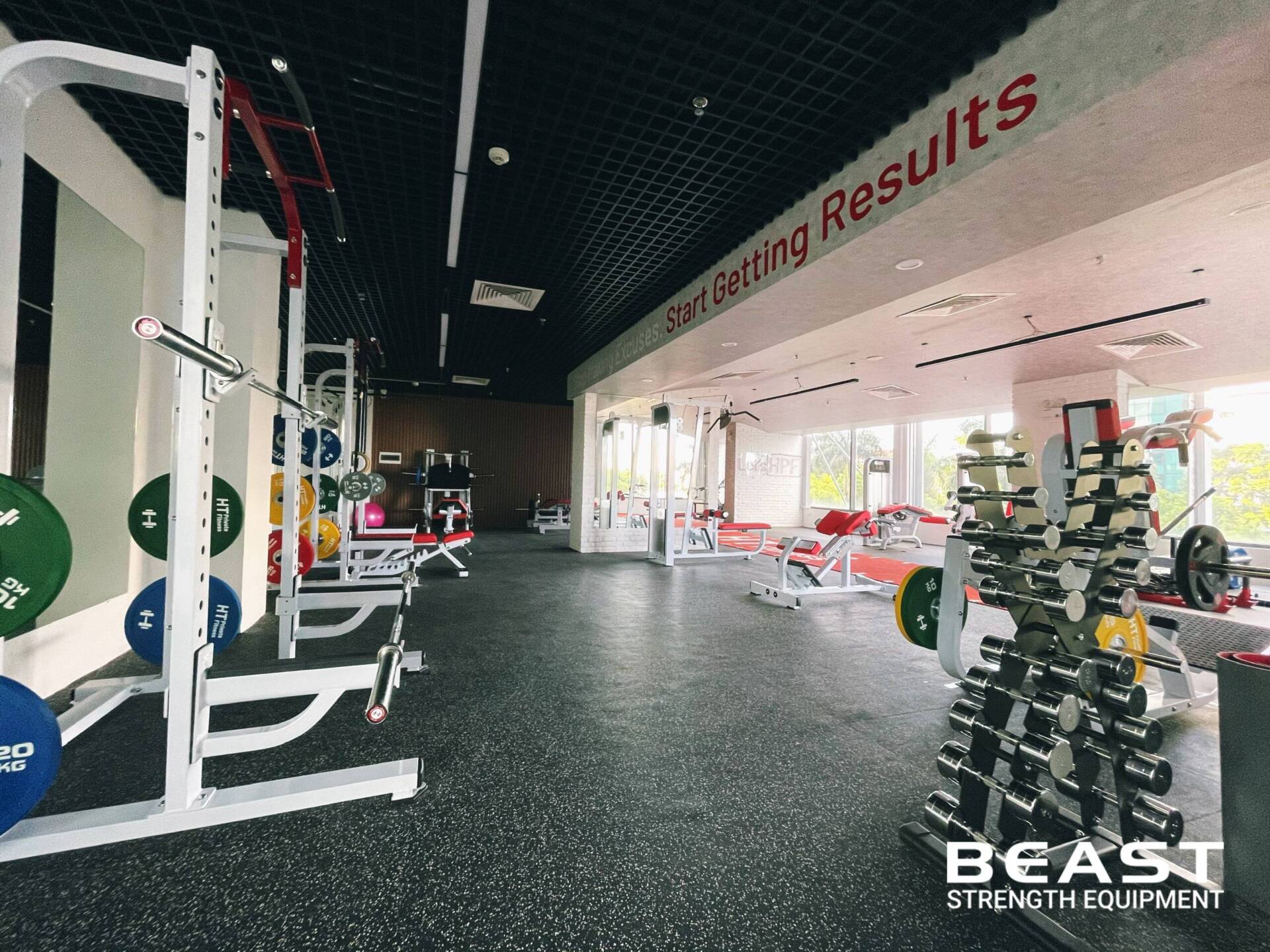 Dự án Beast setup phòng gym HT fitness