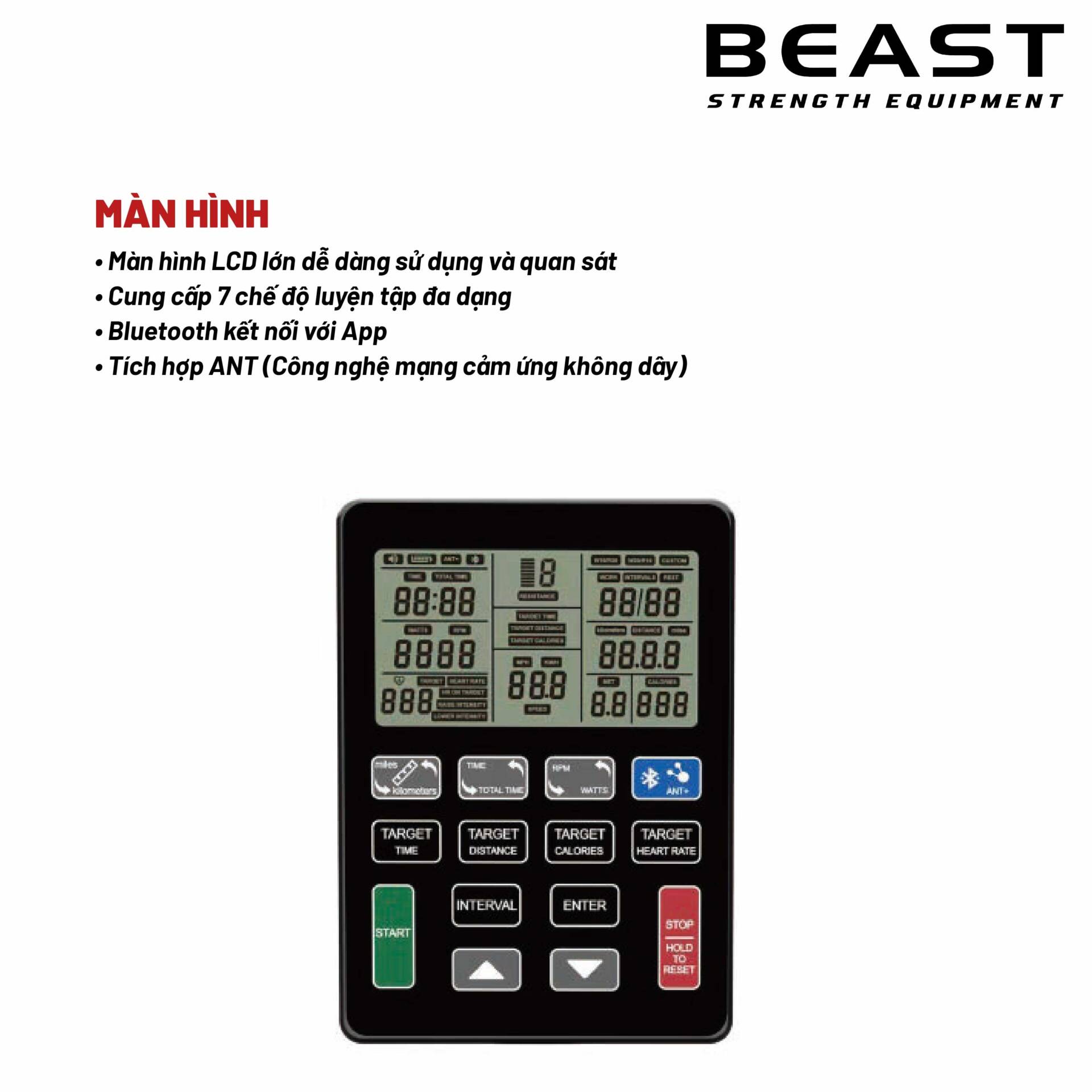 Máy chạy bộ Predator - 6397CB 9 Máy chạy bộ Predator 6397CB của Beast Việt Nam