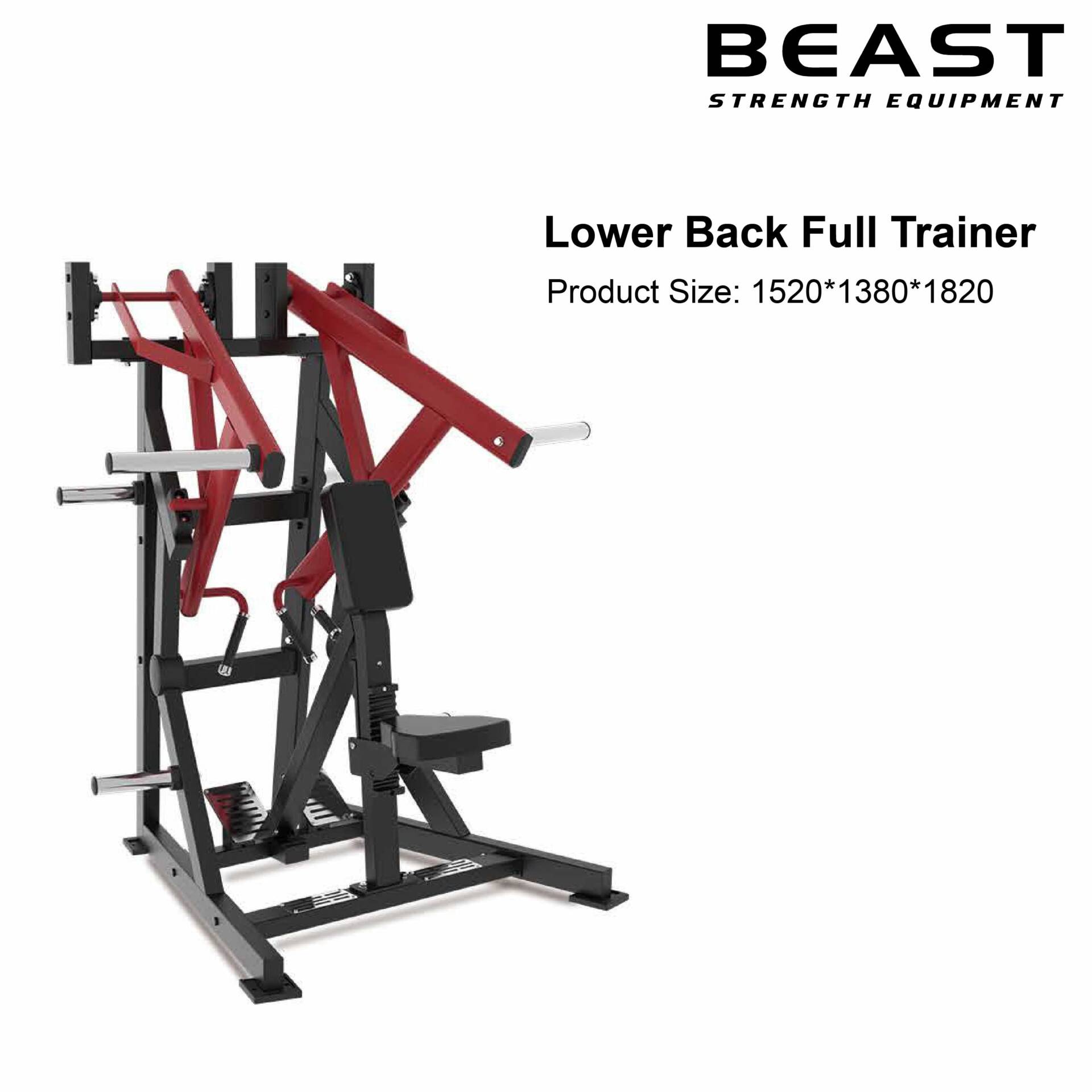 Máy Tập Lưng Dưới Beast Lower Back Full Trainer XVD-07