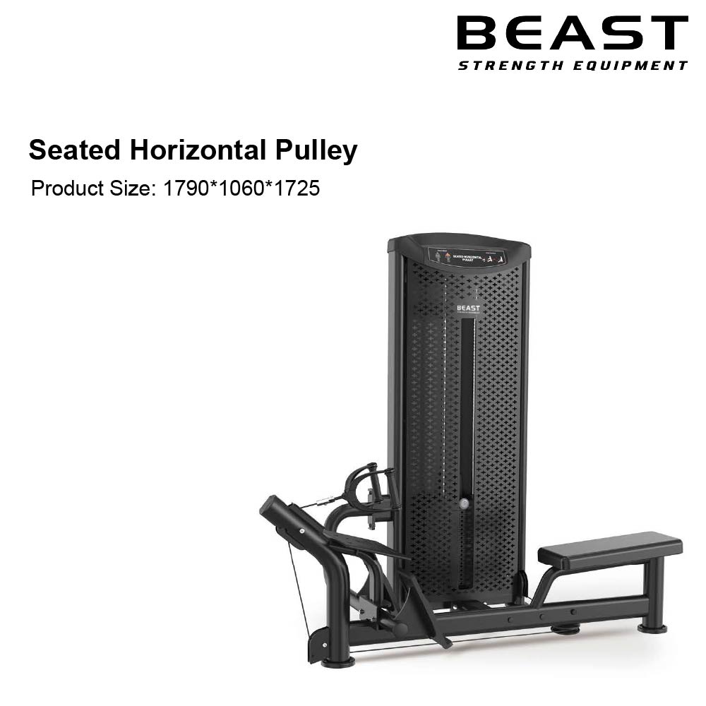Máy ngồi tập lưng Beast Seated Horizontal Pulley Machine 3 Máy ngồi tập lưng Beast Seated Horizontal Pulley Machine