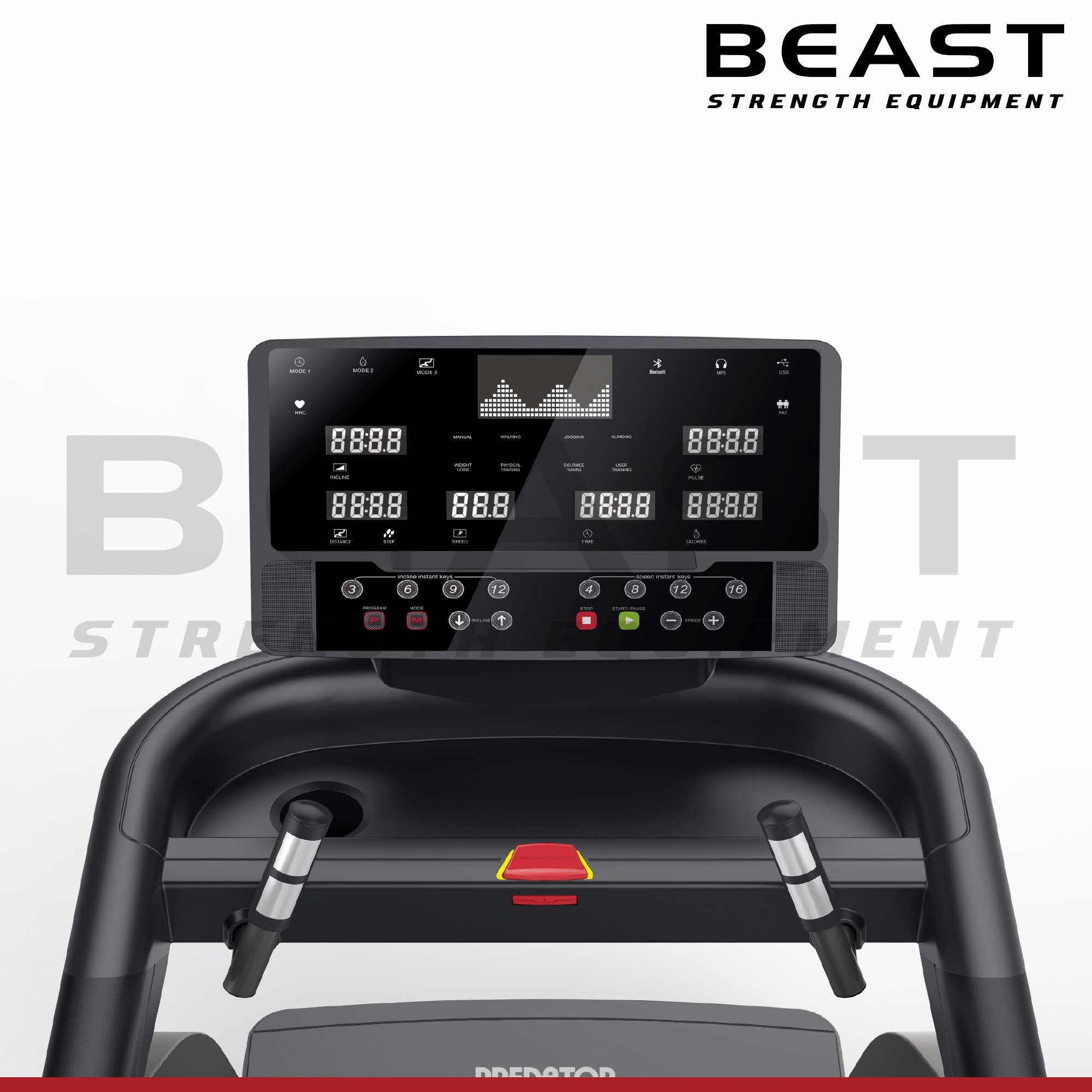 Máy chạy bộ PREDATOR-6840EA BEAST Strength 3 Máy chạy bộ Predator 6840EA của Beast Việt Nam
