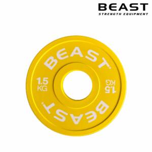 Set tạ đĩa size nhỏ Beast Change Plate 11 ta size nho, ta 0,5kg ta 1kg ta 1,5kg ta 2kg ta 2,5kg