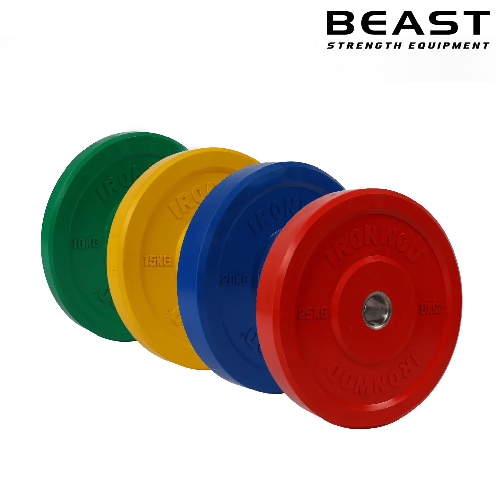 Banh tạ Ironwod-Economic-Bumper-Plate 10kg 15kg 20kg 25kg